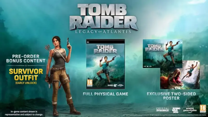 Tomb Raider: Legacy of Atlantis terá edição em disco para PC