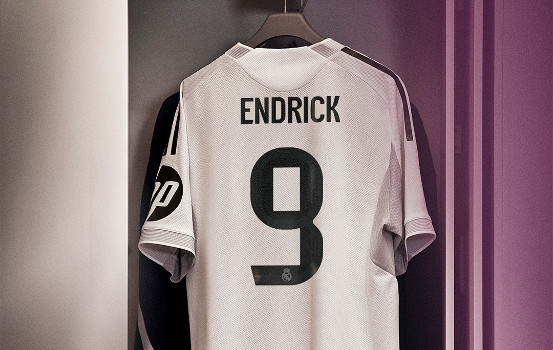 Real Madrid anuncia numeração oficial da temporada e confirma retorno de Endrick à camisa 9