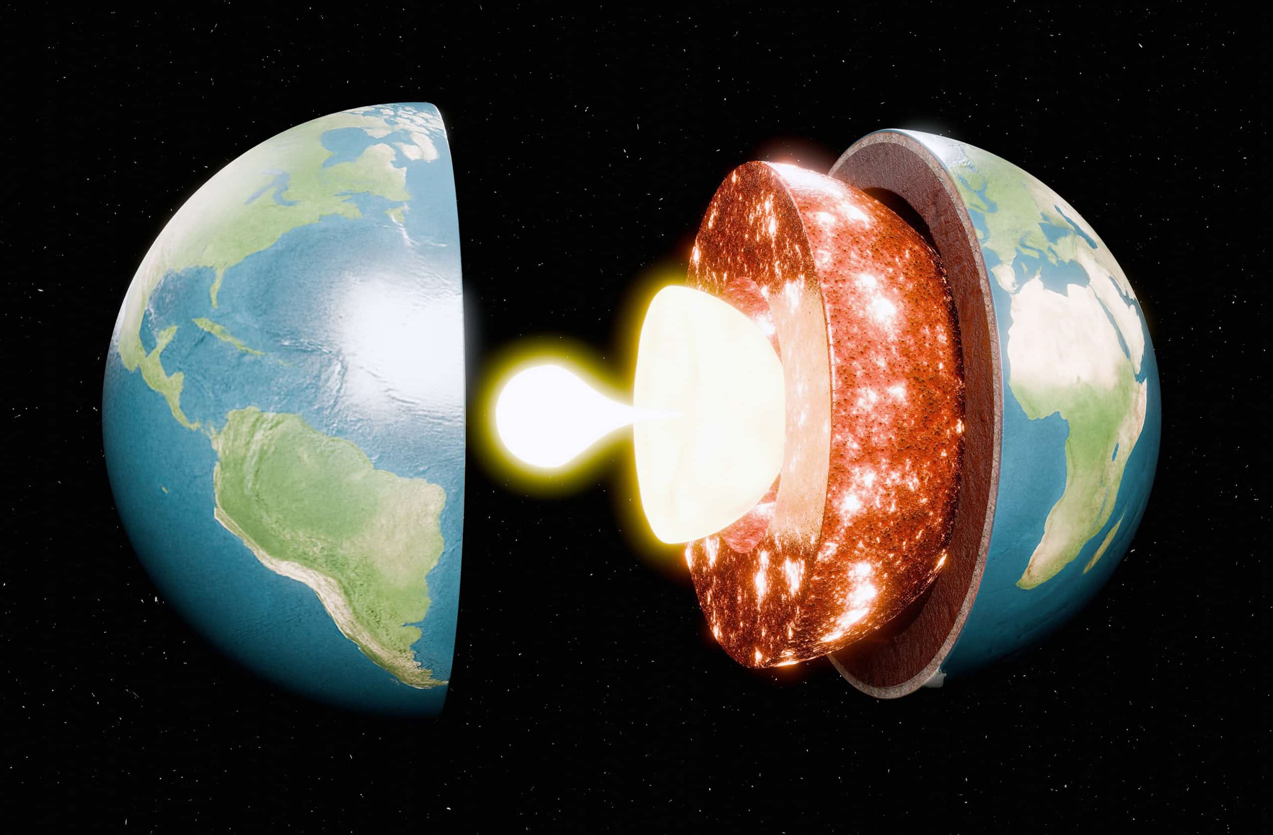 Núcleo interno da Terra pode abrigar hidrogênio superiônico, indica estudo