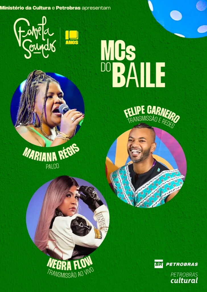Negra Flow foi convidada para apresentar a transmissão oficial dos 10 anos do Favela Sounds