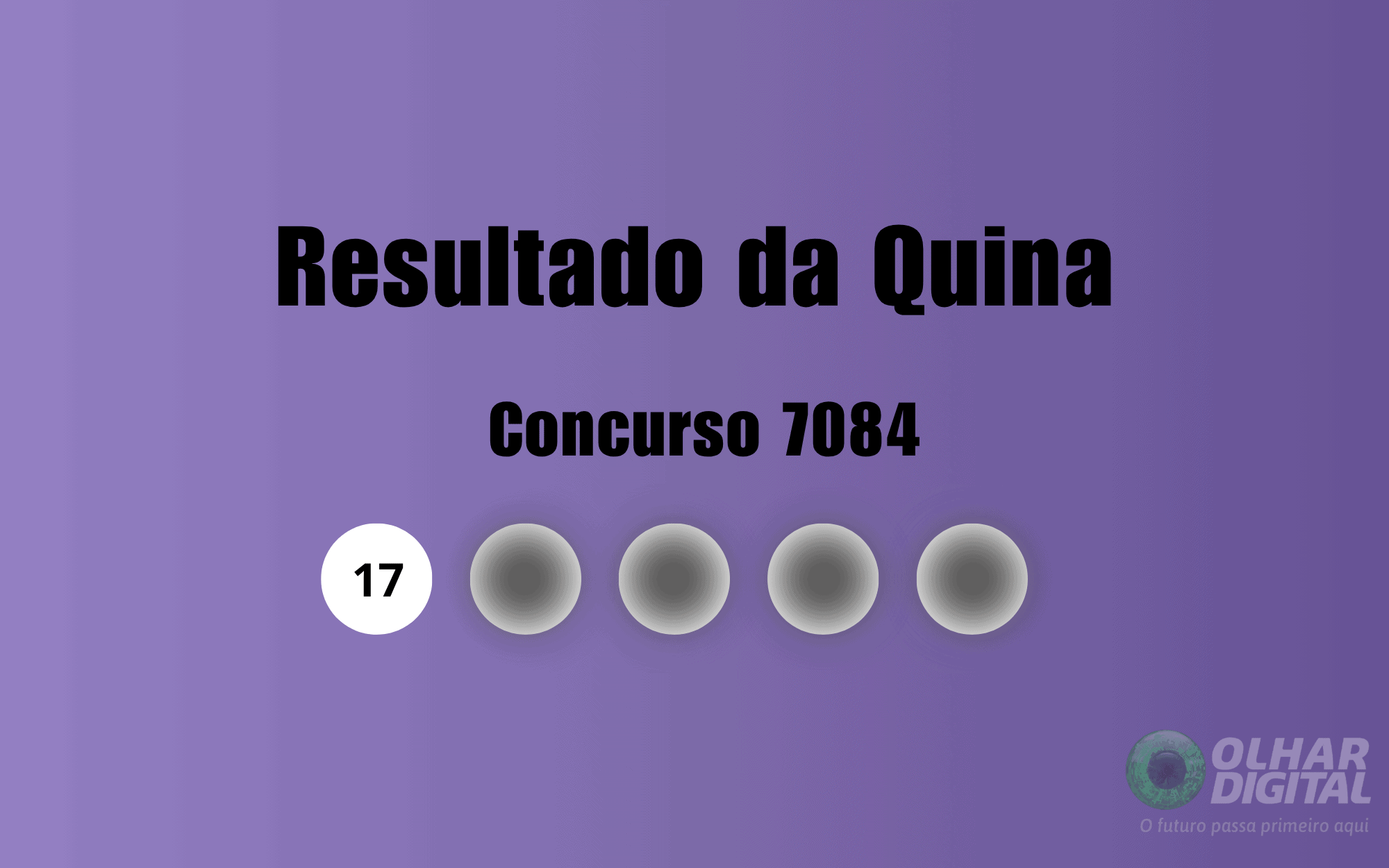 Resultado da Quina 06/08/2026: números do concurso 7084 e informações sobre o sorteio