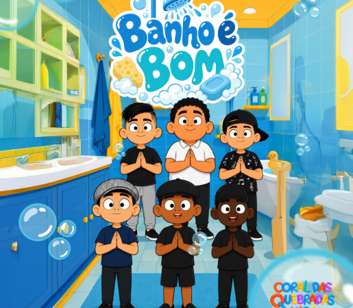 Coral das Quebradas kids lança “Banho É Bom” e estreia no universo infantil após 100 milhões de visualizações