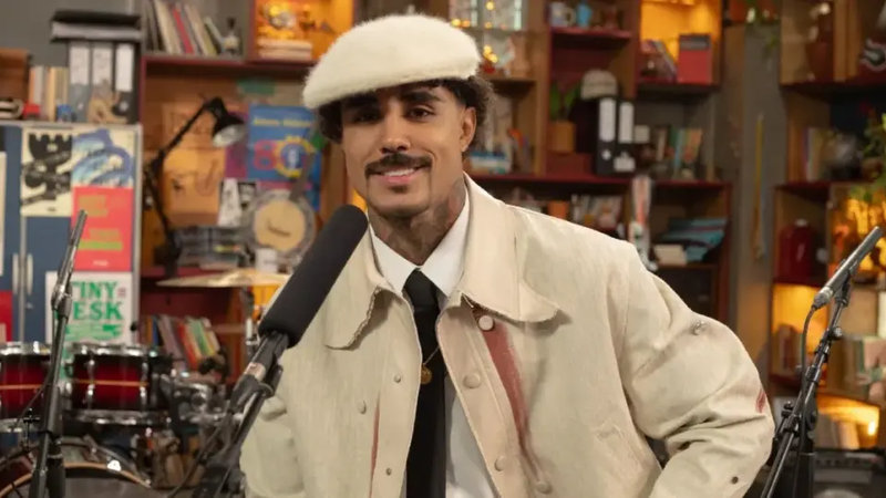 MC Livinho estreia no Tiny Desk Brasil com fusão de funk e R&B