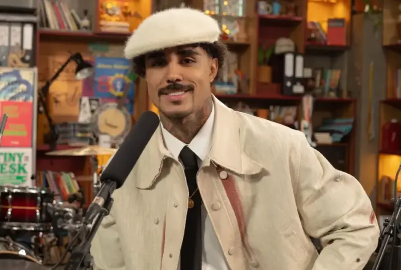 MC Livinho estreia no Tiny Desk Brasil com fusão de funk e R&B